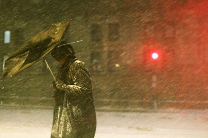 Бостон во время снежного урагана «Немо»