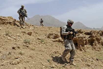 Военнослужащие НАТО в афганской провинции Забул