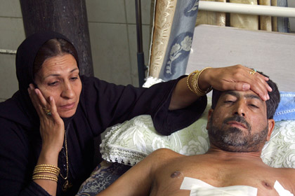 Один из пострадавших иракцев