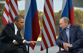 Встреча Владимира Путина и Барака Обамы в рамках саммита G8