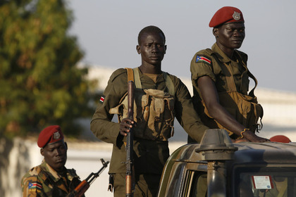 Военнослужащие армии Южной Судана