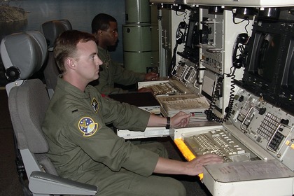 Военнослужащие ВВС США на базе Малмстром