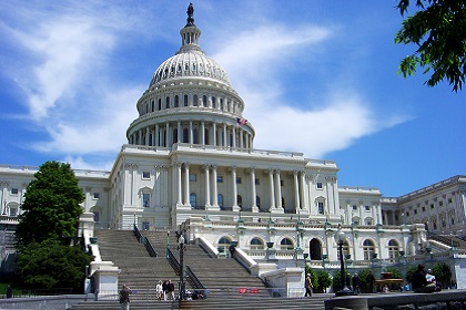 Капитолий - место пребывания Конгресса США