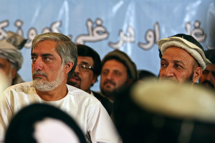 Абдулла Абдулла (слева), Кабул, Афганистан