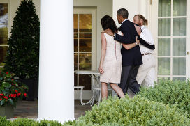 Барак Обама и родители Боуи Бергдала