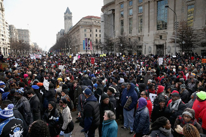 Протесты в Вашингтоне против действий полиции, декабрь 2014 года