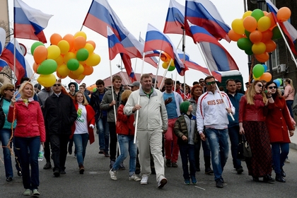 В Москве завершилась первомайская демонстрация профсоюзов