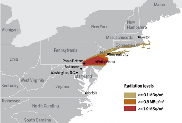 Ученые предупредили об опасности радиоактивного заражения США
