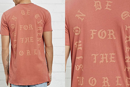 Forever 21 скопировал дизайн футболок Канье Уэста