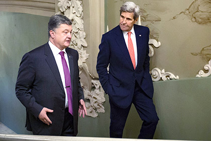 Порошенко пообещал координировать с НАТО усилия по возвращению Крыма