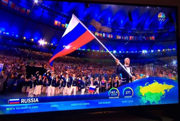 Американский телеканал «вернул» Крым Украине на открытии Олимпиады