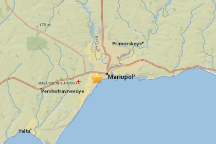 В Мариуполе произошло землетрясение магнитудой 4,9 балла