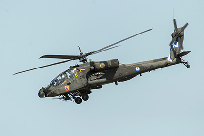В Греции разбился военный вертолет Apache