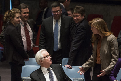 Чуркин и Пауэр отказались слушать друг друга на встрече Совбеза ООН