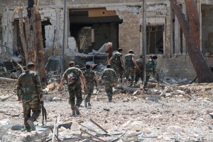 Сирийская армия после удара коалиции вернула контроль над своими позициями