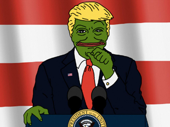 Хиллари Клинтон осудила Трампа за фашистский мем с лягушкой Пепе