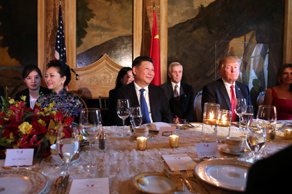 Стало известно меню устроенного Трампом в честь Си Цзиньпина ужина