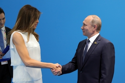 Мелания Трамп безуспешно пыталась забрать мужа с переговоров с Путиным