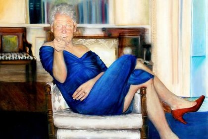 В доме миллиардера-педофила обнаружили портрет Билла Клинтона в женской одежде