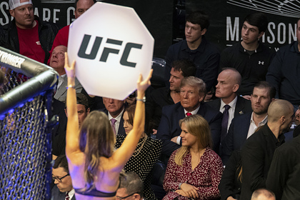 Комментатор UFC вспомнил о реакции трибун на появление Трампа